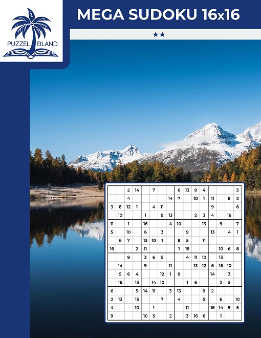 Mega Sudoku 2* 16x16 Sudoku - Editie 1