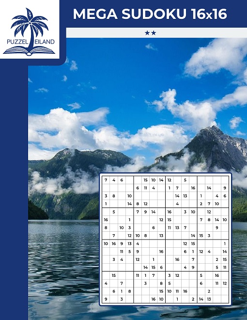 Mega Sudoku 2* 16x16 Sudoku - Editie 2