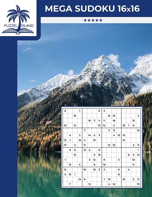 Mega Sudoku 5* 16x16 Sudoku - Editie 2