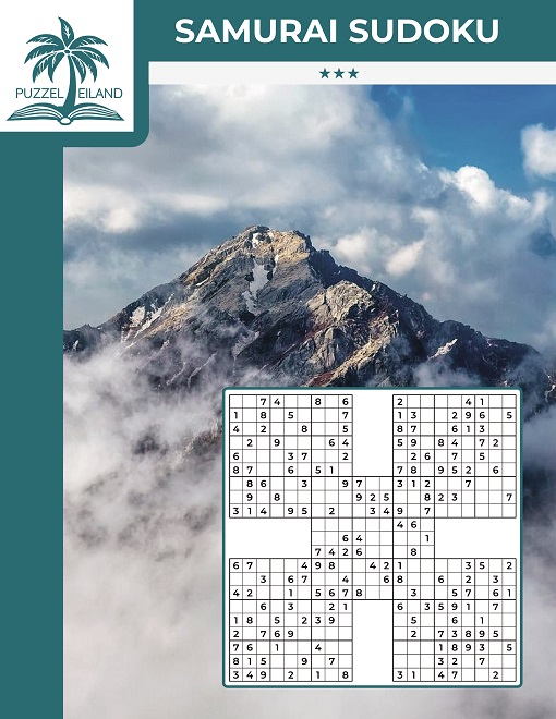 Samurai Sudoku 3* X-vorm Sudoku - Editie 1