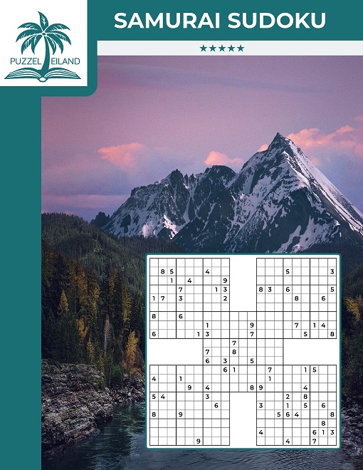 Samurai Sudoku 5* X-vorm Sudoku - Editie 2