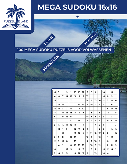Mega Sudoku 1* 16x16 Sudoku - Editie 4